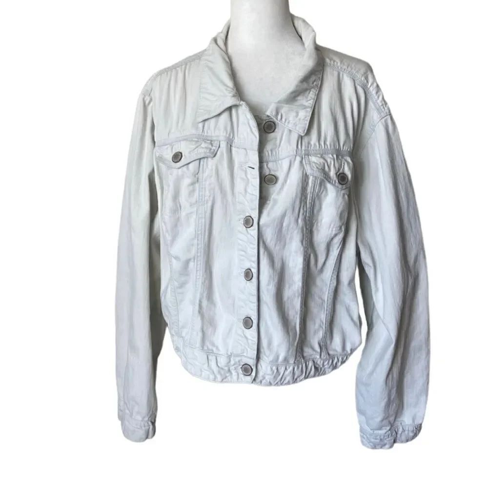 Gibson Latimer Jacket Spring Symphony Blue Trucker Long Sleeve SZ L NWT